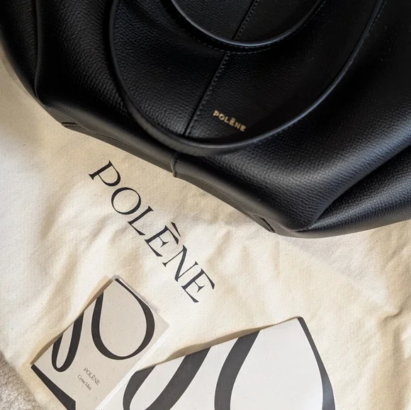 Polene Cyme Mini Textured Black - Picture 9 of 16